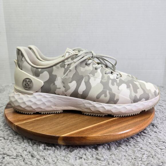 G/Fore G4 MG4+ Gray Camo Athletic Casual Lace Up Spikeless Golf Shoe Mens 11.5 - Picture 3 of 14